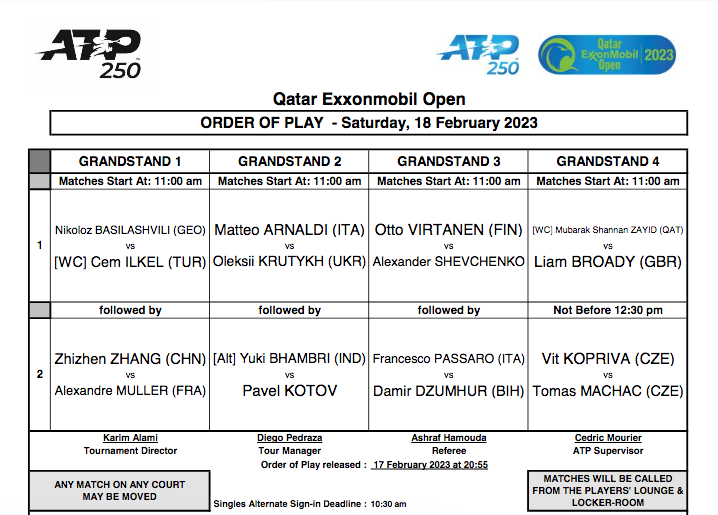 ATP DOHA 2023 Cap33009