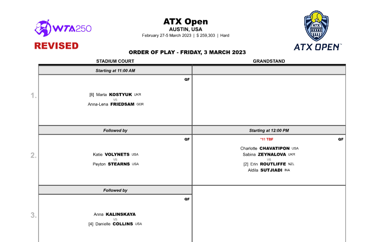 WTA AUSTIN ATX OPEN 2023 - Page 2 Cap33499