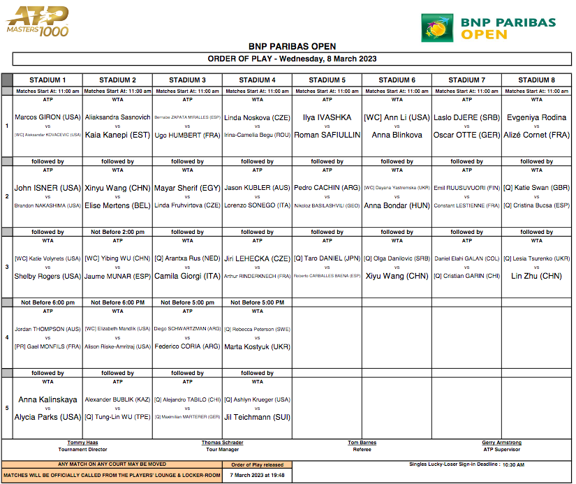 WTA INDIAN WELLS 2023 - Page 2 Cap33678