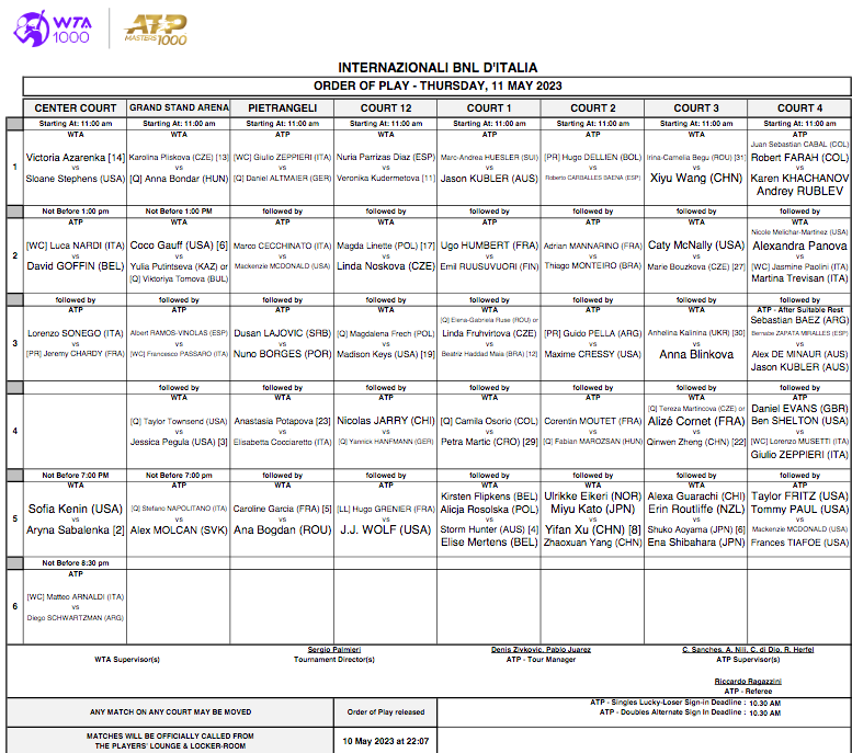 WTA ROME 2023 - Page 2 Cap35726