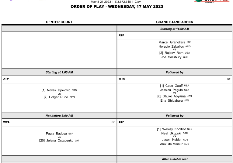 WTA ROME 2023 - Page 5 Cap35859