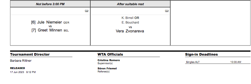 WTA BERLIN 2023 Cap36824