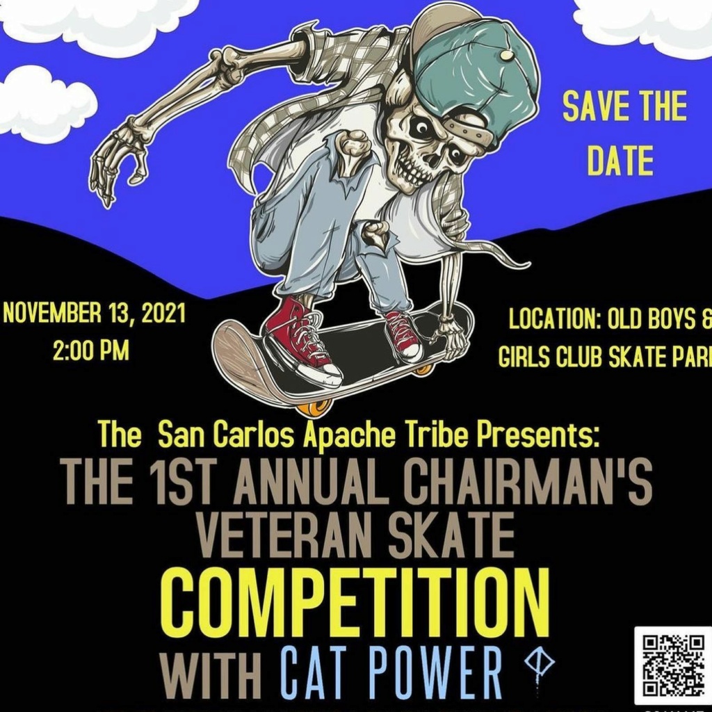 11/13/21 - San Carlos, AZ, San Carlos Skate Park, "First Annual Chairman's Veteran Skate Competition" 1391