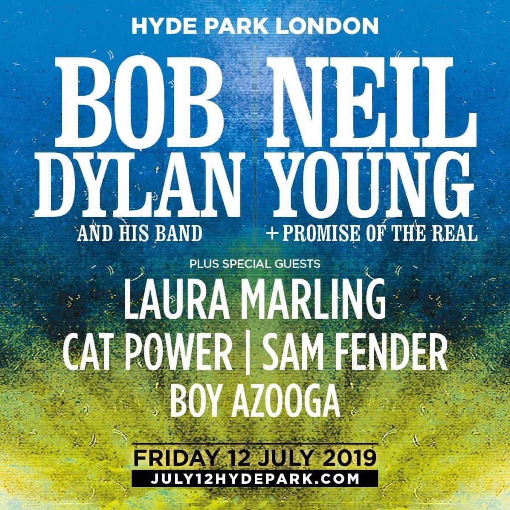7/12/19 - London, United Kingdom, Hyde Park, "British Summer Time 2019 - Bob Dylan + Neil Young Concert" 2142