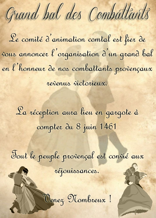 une fête pour le retour de nos volontaires ? Organi11