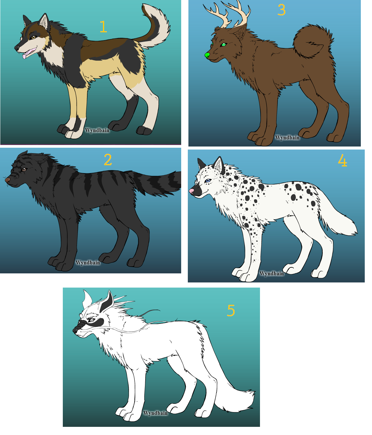 Adopt fur markings. 510