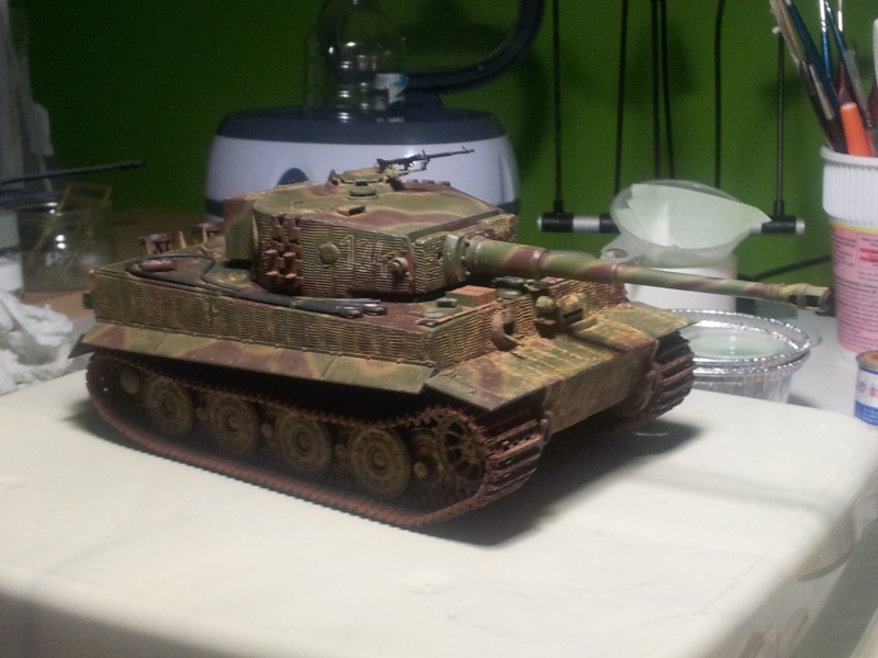 TIgre Ausf E Late version (Tamiya+grilles et canon ABER) 20130510