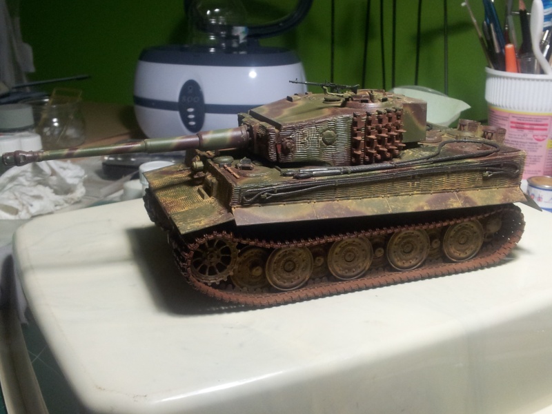 TIgre Ausf E Late version (Tamiya+grilles et canon ABER) 20130511