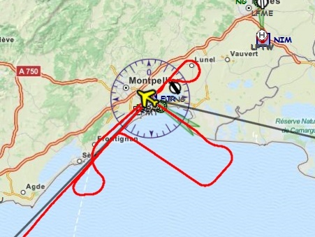 Vol IFR Barcelonne ile Constellation Captur16