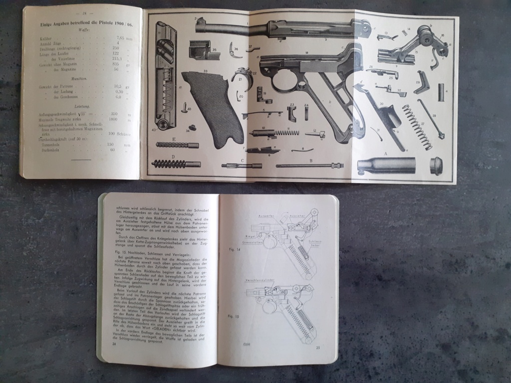 Livrets et manuels du Luger P08 et Parabellum 20210525