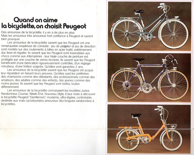 gamme PEUGEOT  1975 Deplia10