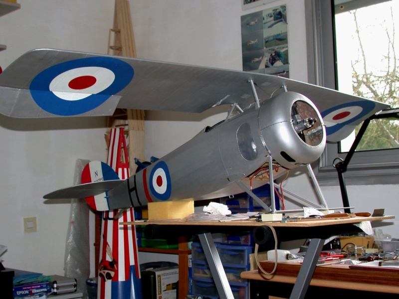  Maquette "Nieuport 27" pare-brise & aile supérieure Dscn7019