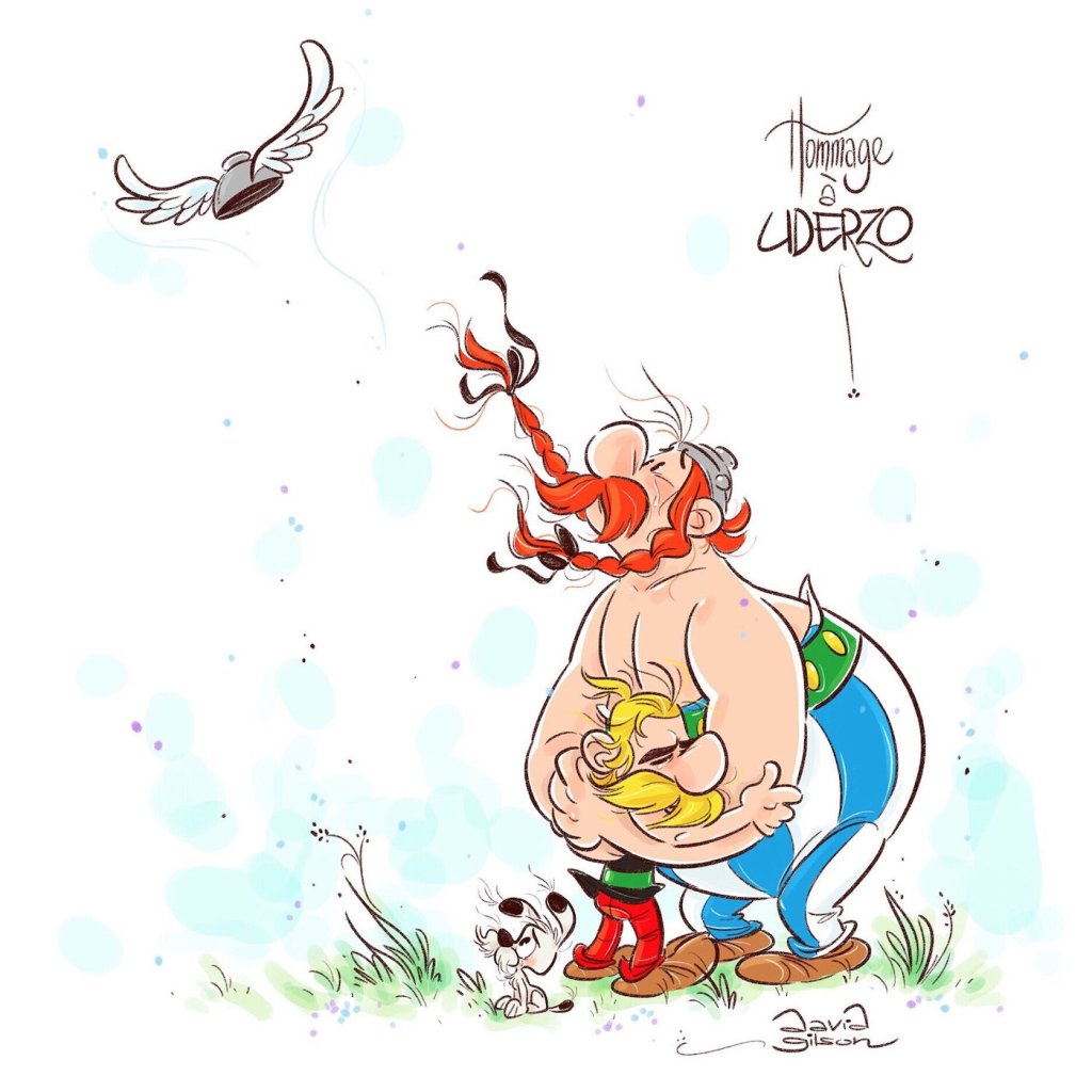 Deces du Maitre Albert Uderzo Hommag38