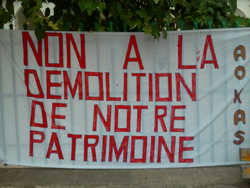 mobilisation des habitants d'AOKAS pour dire non a la demolition de notre patremoin(mosqué ex eglise) Photo423