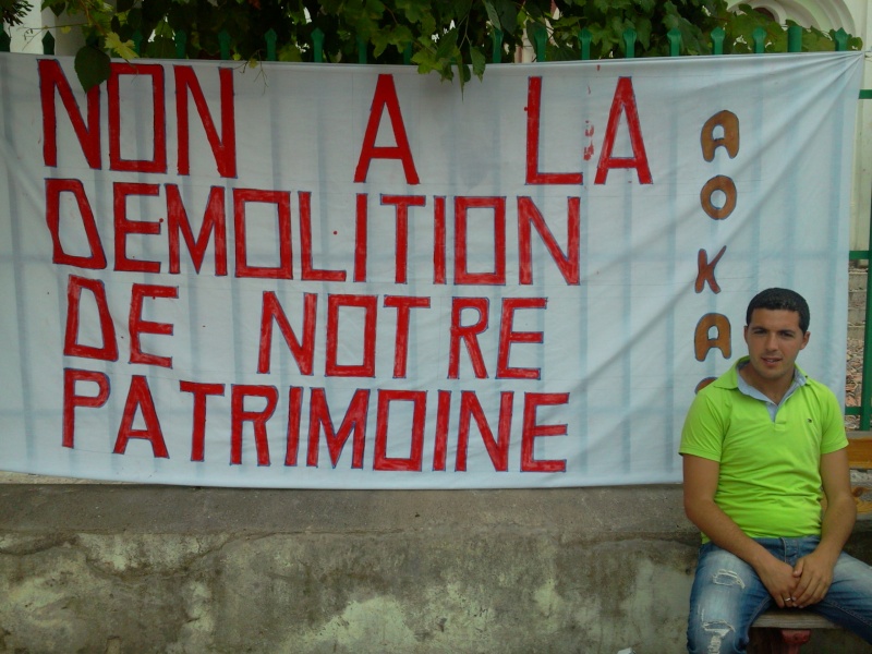 mobilisation des habitants d'AOKAS pour dire non a la demolition de notre patremoin(mosqué ex eglise) Photo424