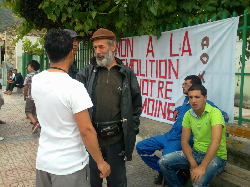 mobilisation des habitants d'AOKAS pour dire non a la demolition de notre patremoin(mosqué ex eglise) Photo429
