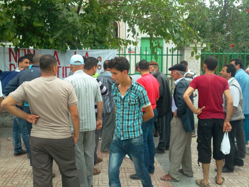 mobilisation des habitants d'AOKAS pour dire non a la demolition de notre patremoin(mosqué ex eglise) Photo430