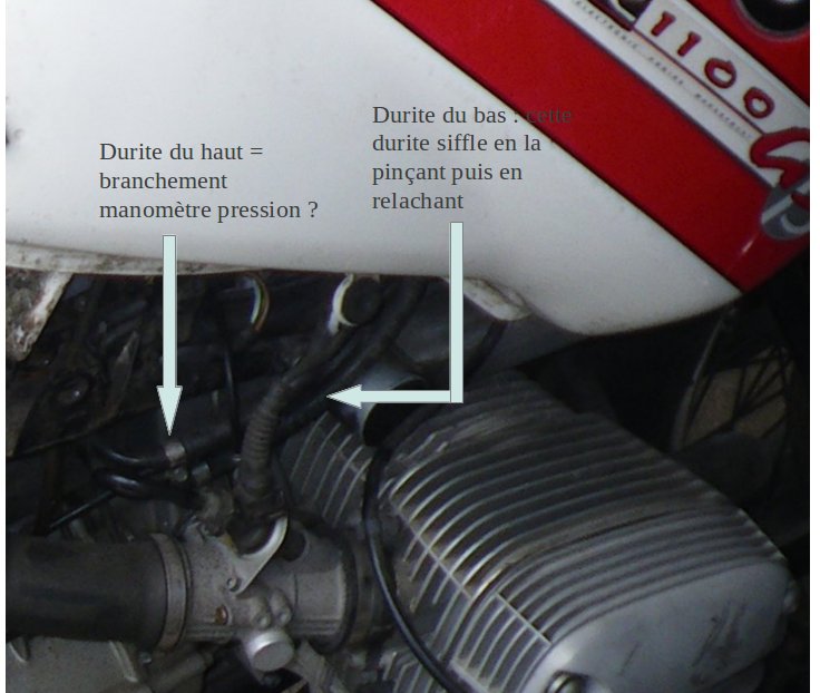 R1100 GS 1998 : Panne moteur, régime maxi 3200 tours Durite11