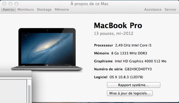 TUTO OSX 10.8.3. PROBOOK 4540s (C4Y99EA) I5 Apropo19