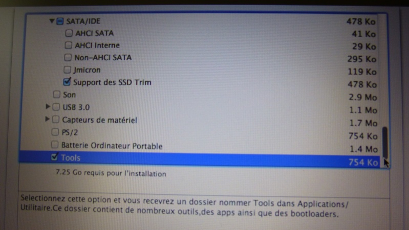 TUTO OSX 10.8.3.  PROBOOK 4540s (C4Y99EA) I5 P1000713