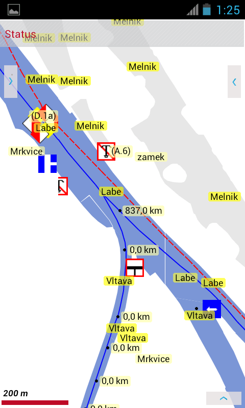 The map Garmin missing objects Screen15