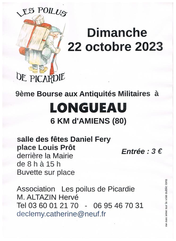 Bourse de Longueau (6km d’Amiens) - Dimanche 22/10/23 12521610