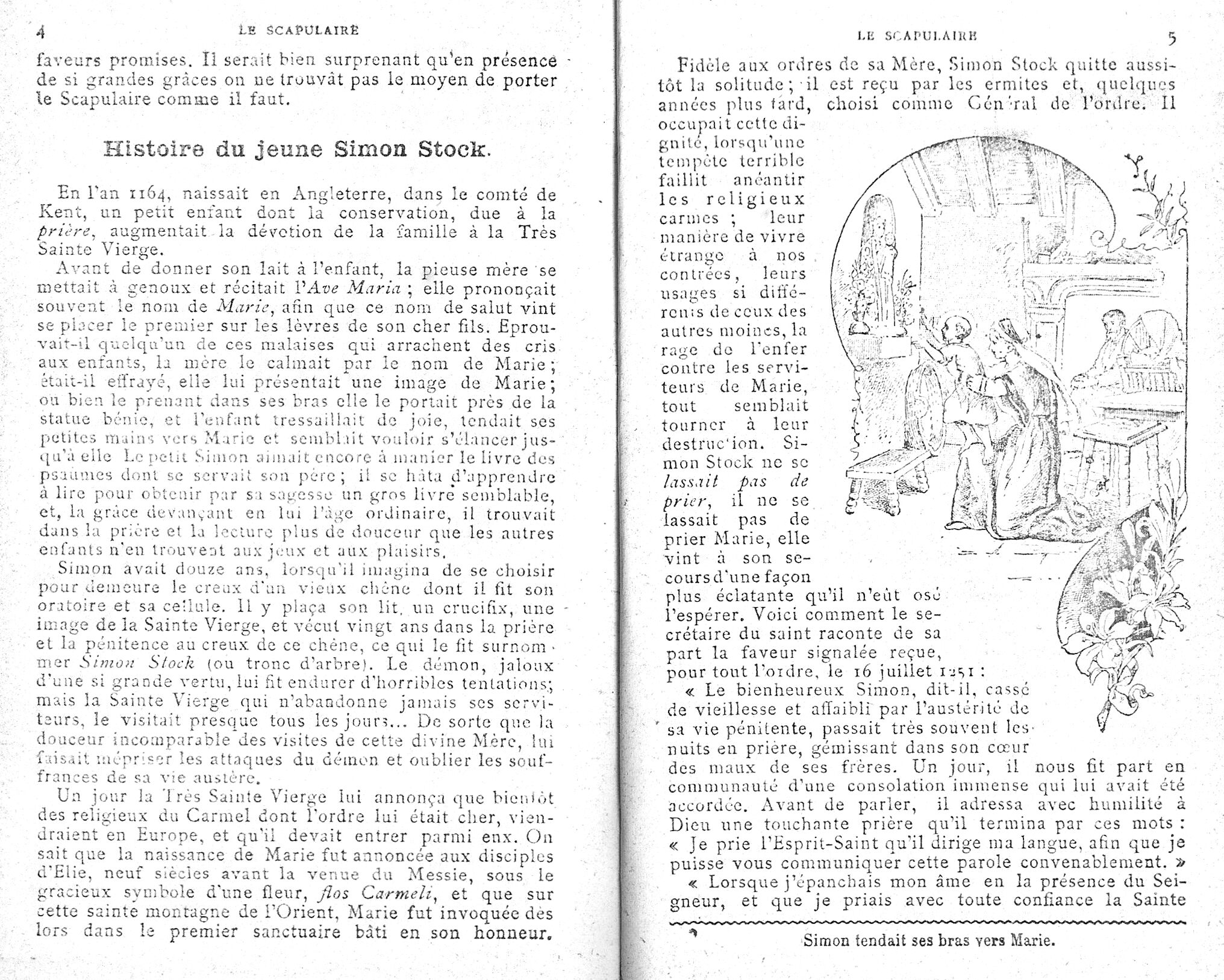 Histoires sur le Scapulaire de Notre-Dame du Mont-Carmel - Page 2 Le_sca14