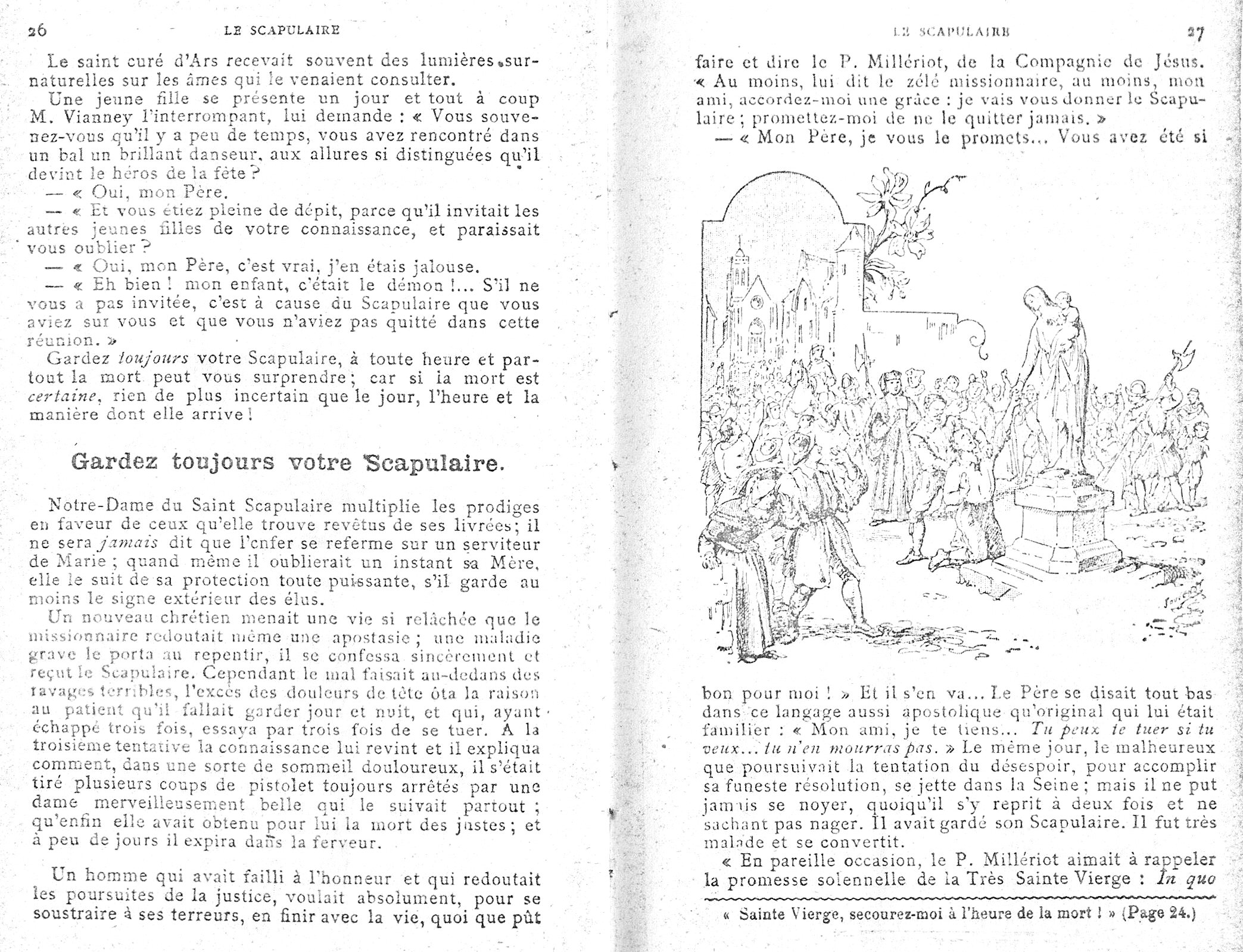 HISTOIRES sur le SCAPULAIRE de NOTRE-DAME du MONT-CARMEL - Page 7 Le_sca24