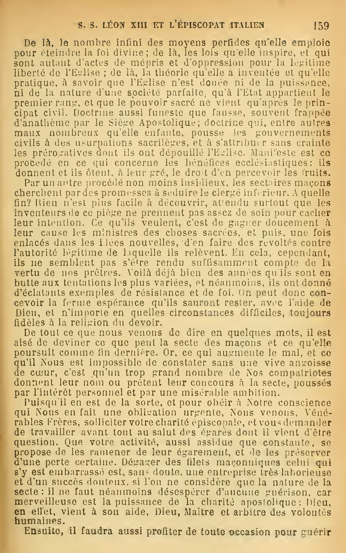 Pour VAINCRE TOUTES les SECTES MAÇONNIQUES (lettres apostoliques du 8/12/1892) Léon XIII Lzoon_13