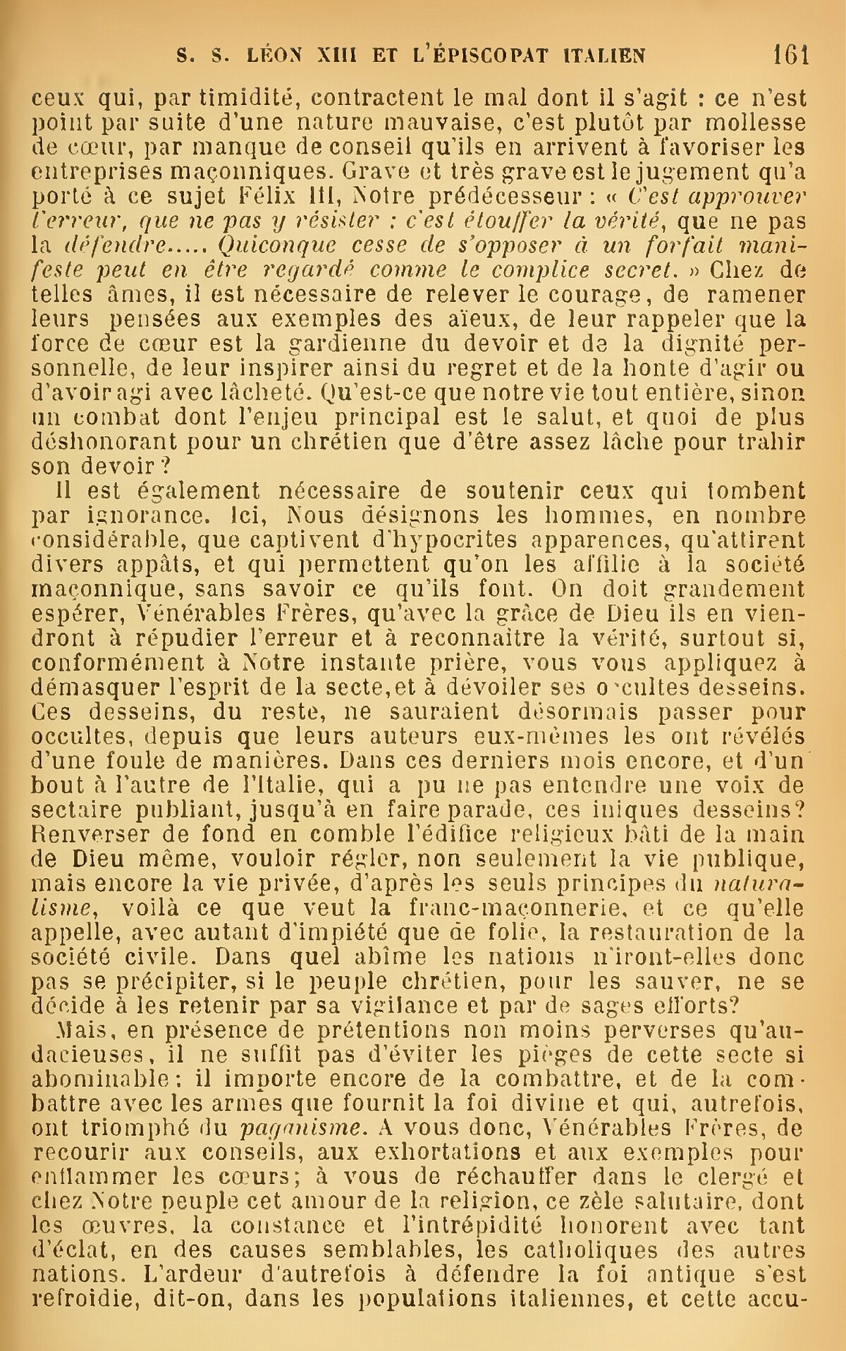 La Franc-Maçonnerie condamnée (documents pontificaux) Lzoon_14