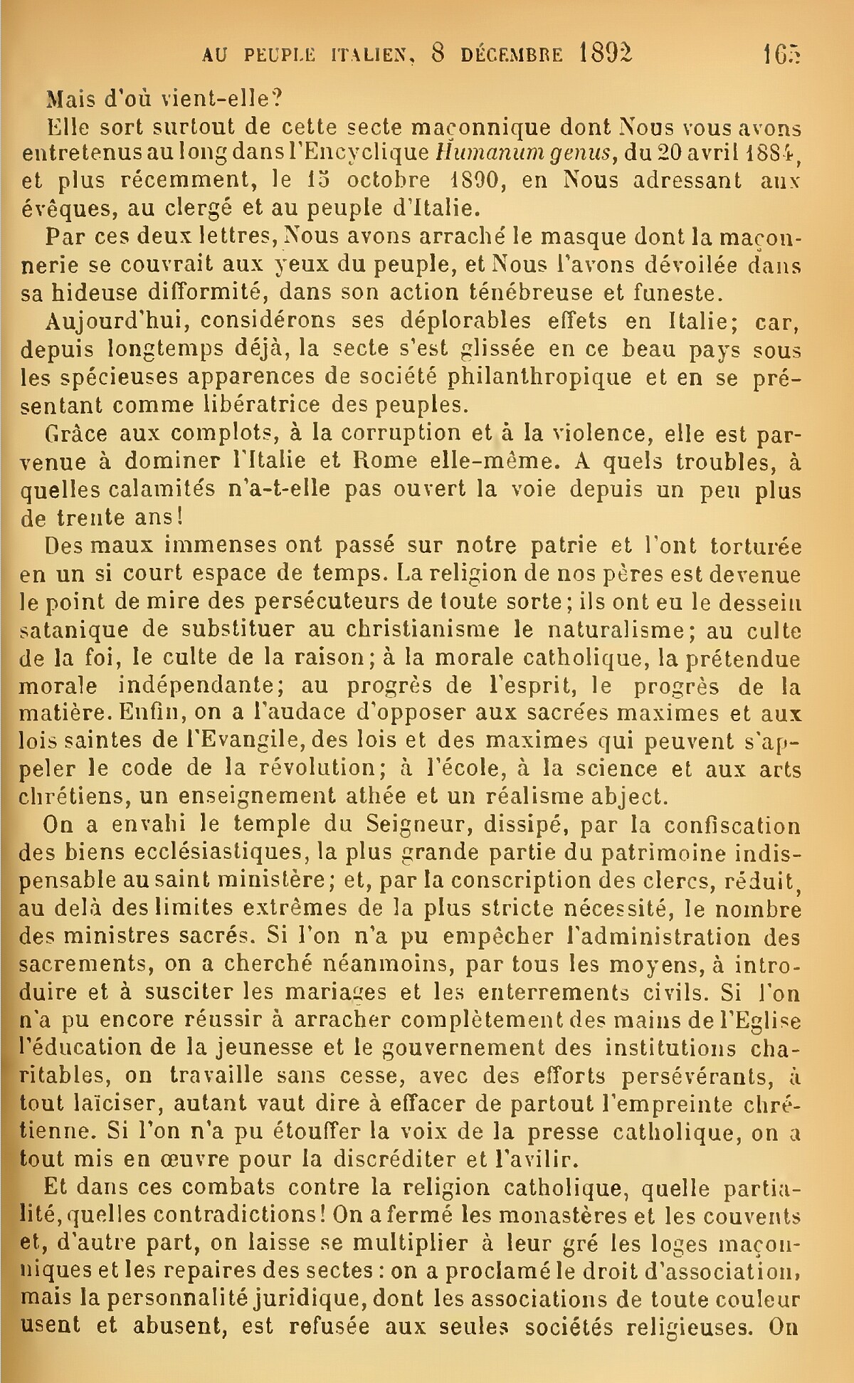 La Franc-Maçonnerie condamnée (documents pontificaux) Lzoon_17