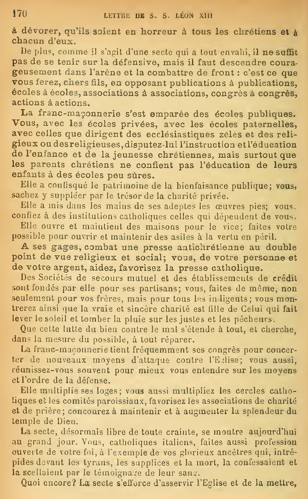 La Franc-Maçonnerie condamnée (documents pontificaux) Lzoon_22