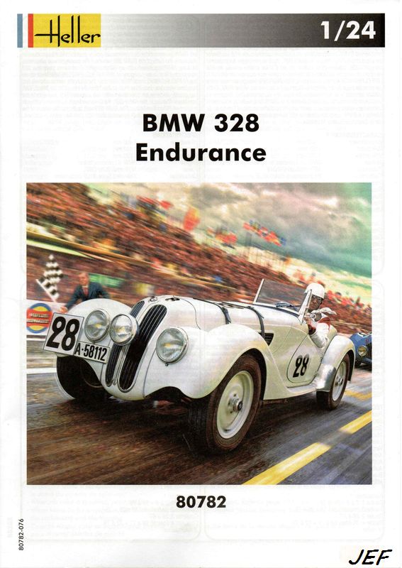 BMW 328 ENDURANCE  REEDITION 2020 G2B 1/24ème Réf 80782    Notice Bmw_0022