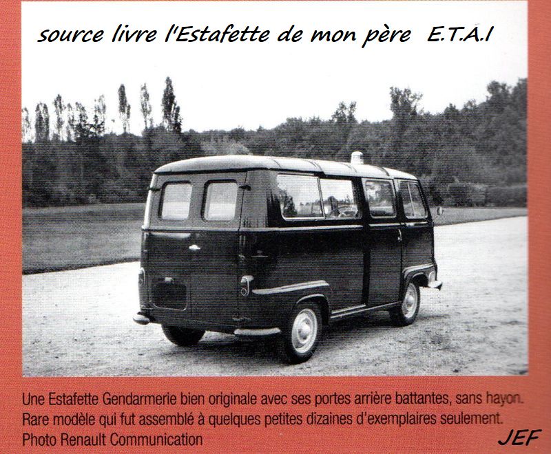 L'ESTAFETTE GENDARMERIE AU FIL DU TEMPS....  Réf 80742 Ceg_0015