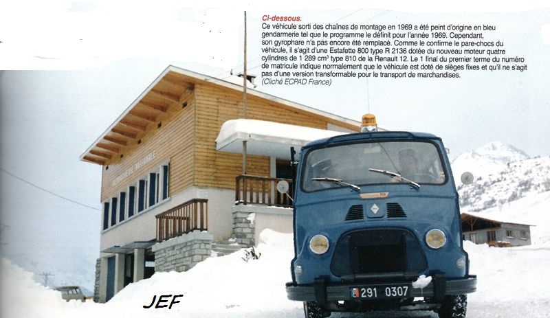 RENAULT ESTAFETTE GENDARMERIE 1969 Réf 80742 Estag_22