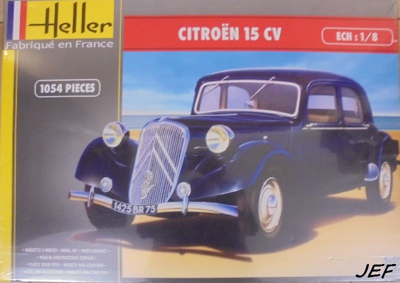 * 1/8 CITROËN TRACTION AVANT 15/6 HELLER Réf 80799 Trac_466