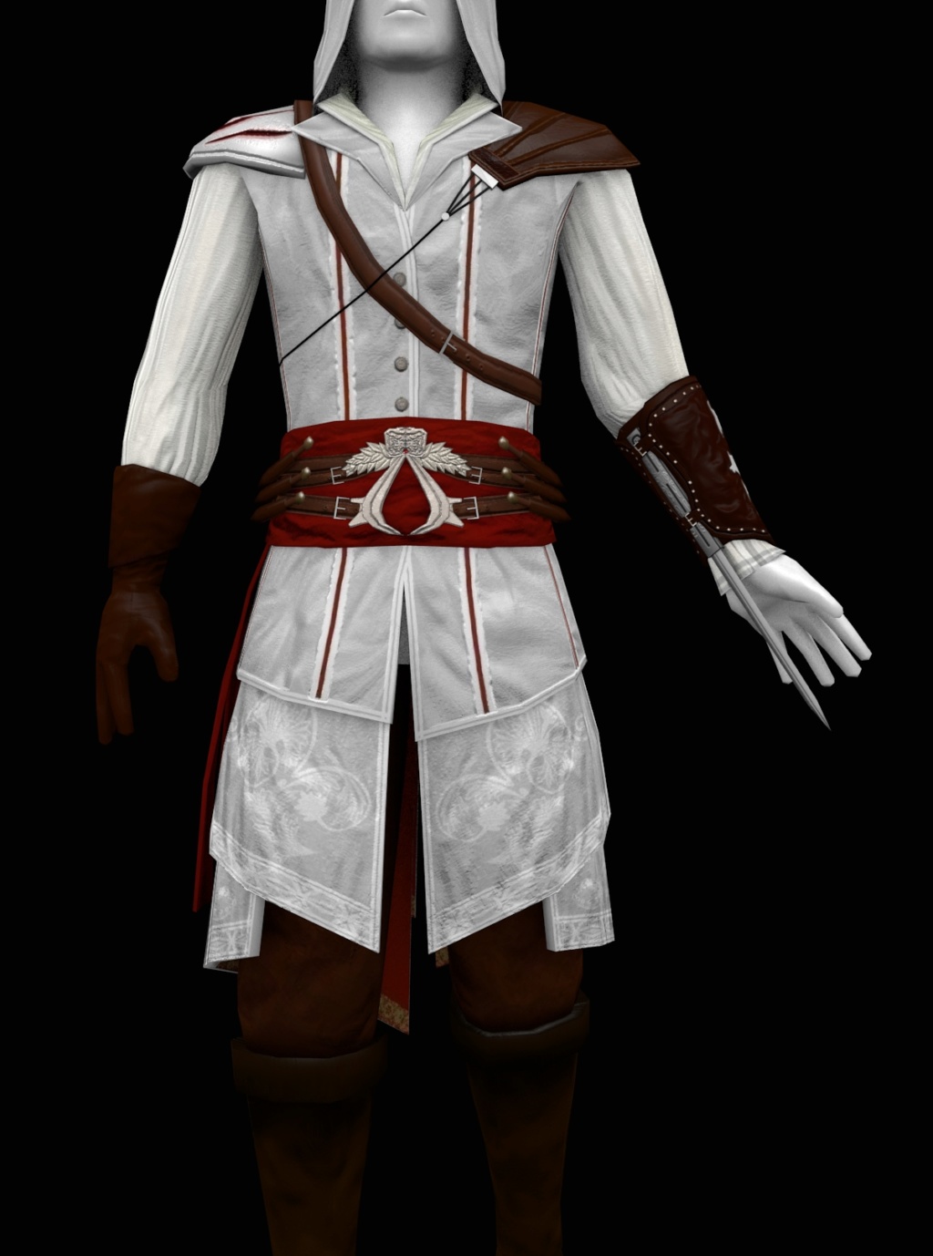 Costume Assassin 3D Ezio10