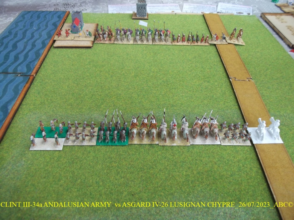 GALERIE DBA CLINT III-34a ANDALUSIAN ARMY 710-765 AD vs ASGARD IV-26 LUSIGNAN CHYPRE 1192AD - 1489 AD 01_abc99