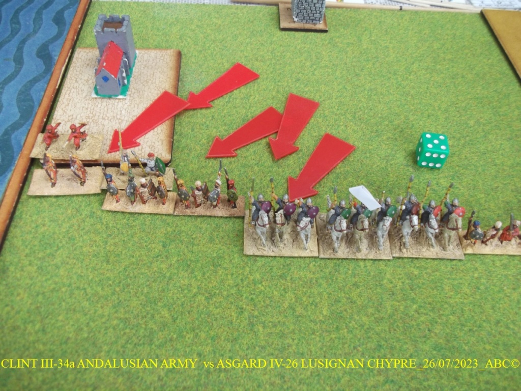 GALERIE DBA CLINT III-34a ANDALUSIAN ARMY 710-765 AD vs ASGARD IV-26 LUSIGNAN CHYPRE 1192AD - 1489 AD 06_abc80