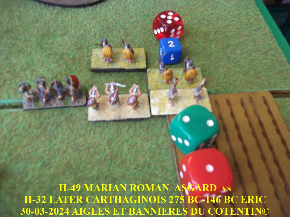 GALERIE II-49 MARIAN ROMAN 105BC - 25BC  ASGARD  vs II-32 LATER CARTHAGINOIS 275 BC-146 BC ERIC 07-abc35