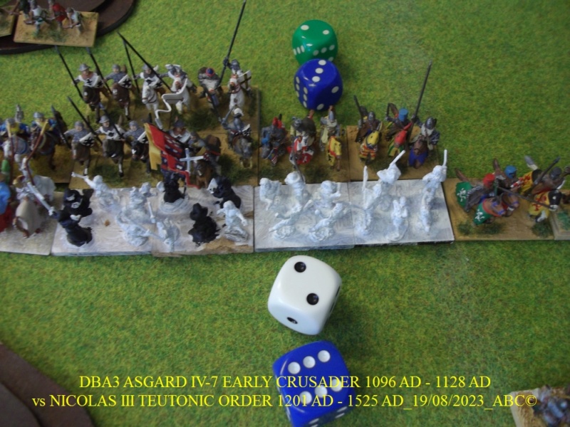 GALERIE DBA 3ème partie samedi 19 Août 2023 au local NICOLAS III TEUTONIC vs ASGARD IV-7 EARLY CRUSADER 1096 AD - 1128 AD  07-dba15