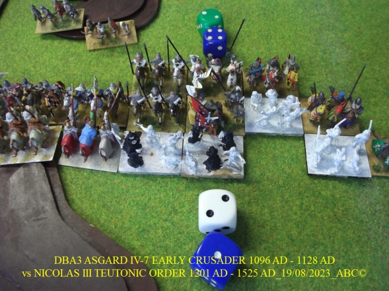 GALERIE DBA 3ème partie samedi 19 Août 2023 au local NICOLAS III TEUTONIC vs ASGARD IV-7 EARLY CRUSADER 1096 AD - 1128 AD  08-dba15