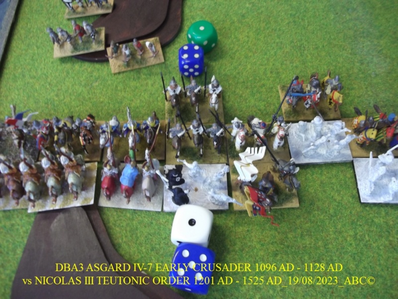 GALERIE DBA 3ème partie samedi 19 Août 2023 au local NICOLAS III TEUTONIC vs ASGARD IV-7 EARLY CRUSADER 1096 AD - 1128 AD  09-dba15