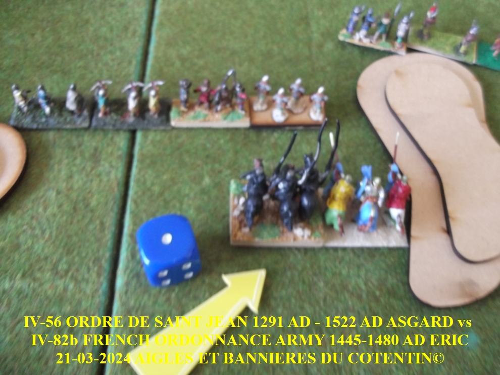 GALERIE IV-56 ORDRE DE SAINT JEAN 1291 AD - 1522 AD ASGARD   vs  IV-82b FRENCH ORDONNANCE ARMY 1445-1480 AD ERIC 10-abc29