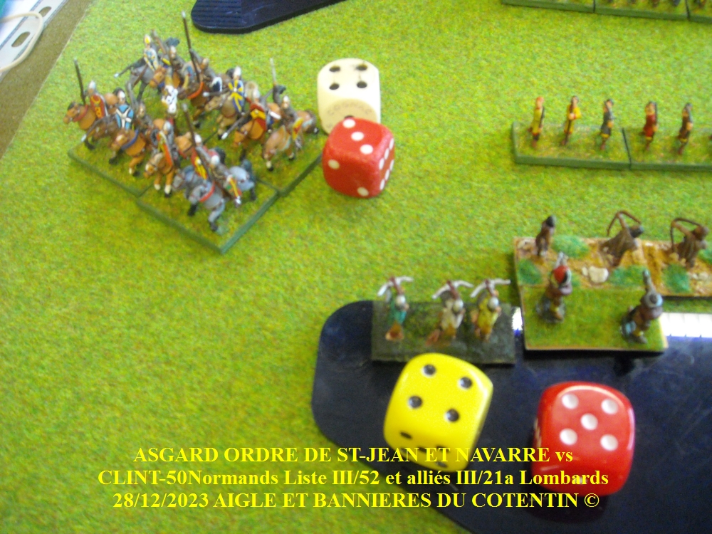 GALERIE CLINT-50 Normands Liste III/52 et alliés III/21a Lombards vs ASGARD ORDRE DE ST-JEAN allié NAVARRE 28/12/2023 11-abc19