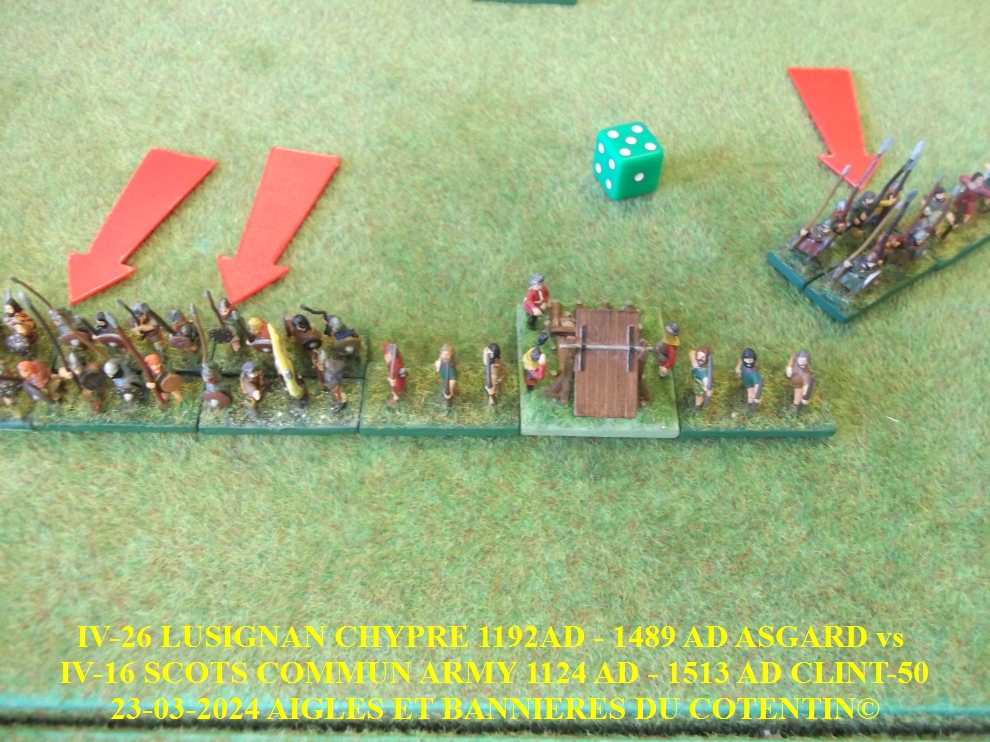 GALERIE IV-26 LUSIGNAN CHYPRE 1192AD - 1489 AD ASGARD  vs  IV-16 SCOTS COMMUN ARMY 1124 AD - 1513 AD CLINT-50 11-abc29