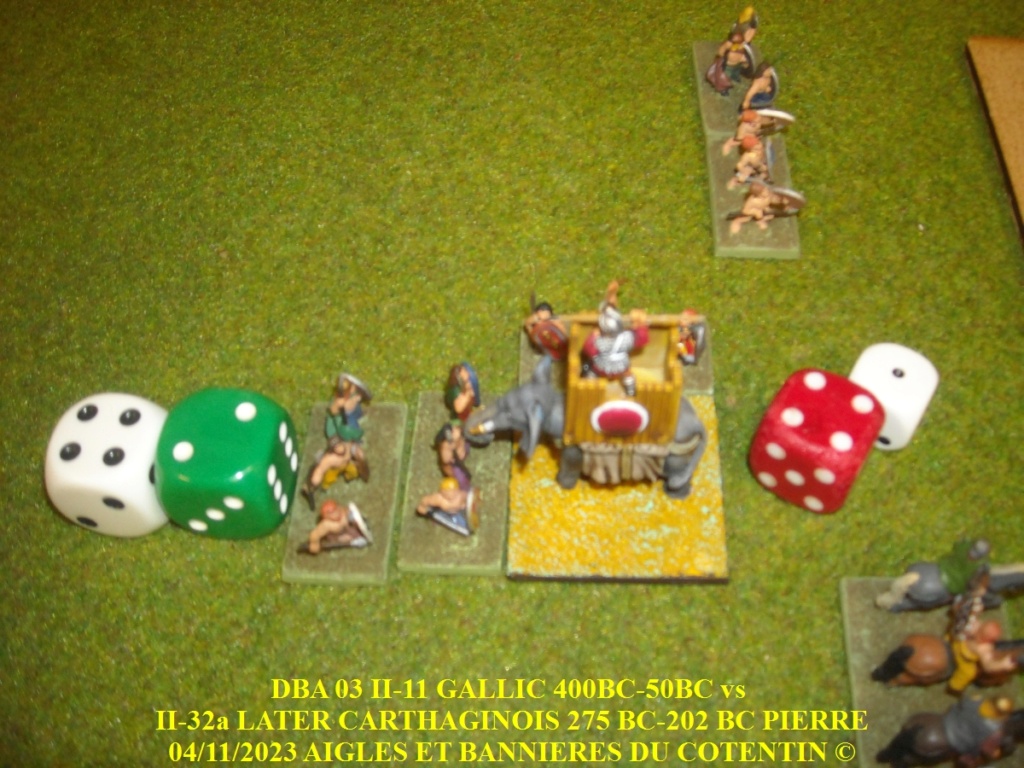 GALERIE DBA 3ème partie samedi 4 Novembre 2023 au local II-32a LATER CARTHAGINOIS 275 BC-202 BC Pierre vs II-11 GALLIC 400BC-50BC 12-abc12