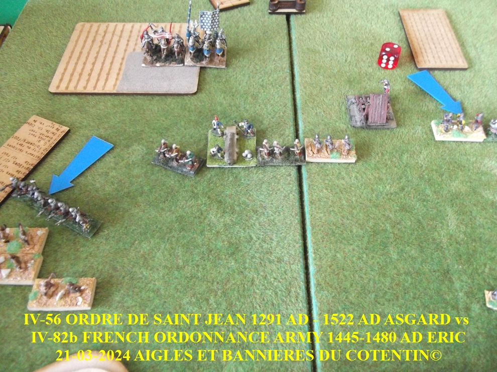 GALERIE IV-56 ORDRE DE SAINT JEAN 1291 AD - 1522 AD ASGARD   vs  IV-82b FRENCH ORDONNANCE ARMY 1445-1480 AD ERIC 12-abc27