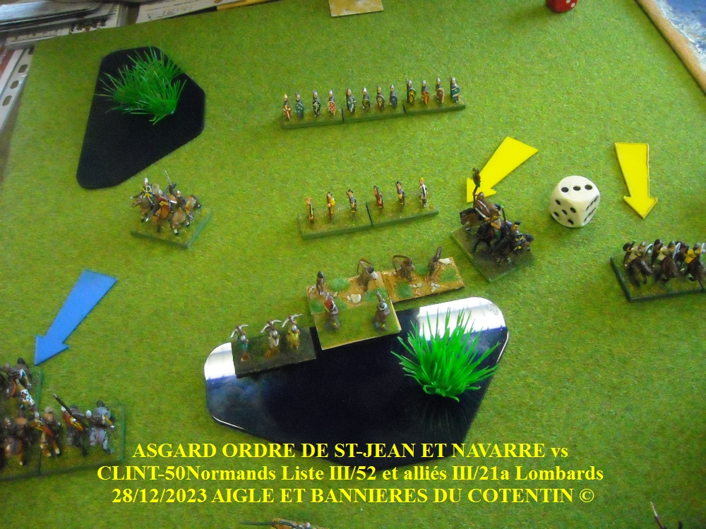 GALERIE CLINT-50 Normands Liste III/52 et alliés III/21a Lombards vs ASGARD ORDRE DE ST-JEAN allié NAVARRE 28/12/2023 14-abc17