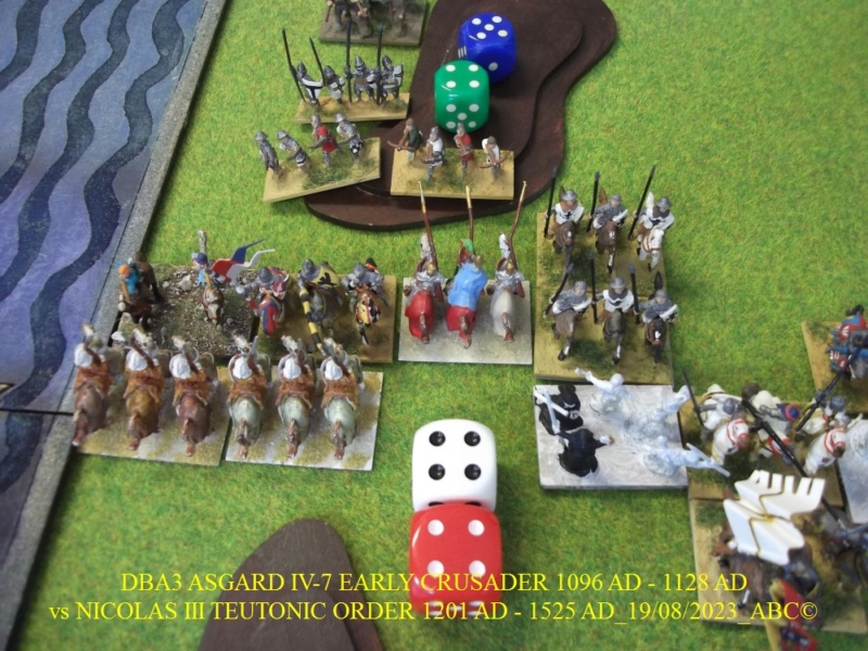 GALERIE DBA 3ème partie samedi 19 Août 2023 au local NICOLAS III TEUTONIC vs ASGARD IV-7 EARLY CRUSADER 1096 AD - 1128 AD  14-dba15